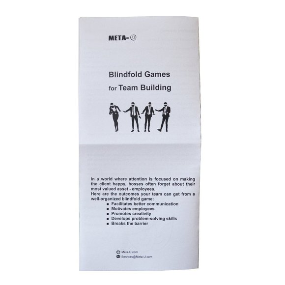 Meta-U 50 Pieces‎ Eye Masks with Instructions - Blindfold Games - Picture 2 of 4